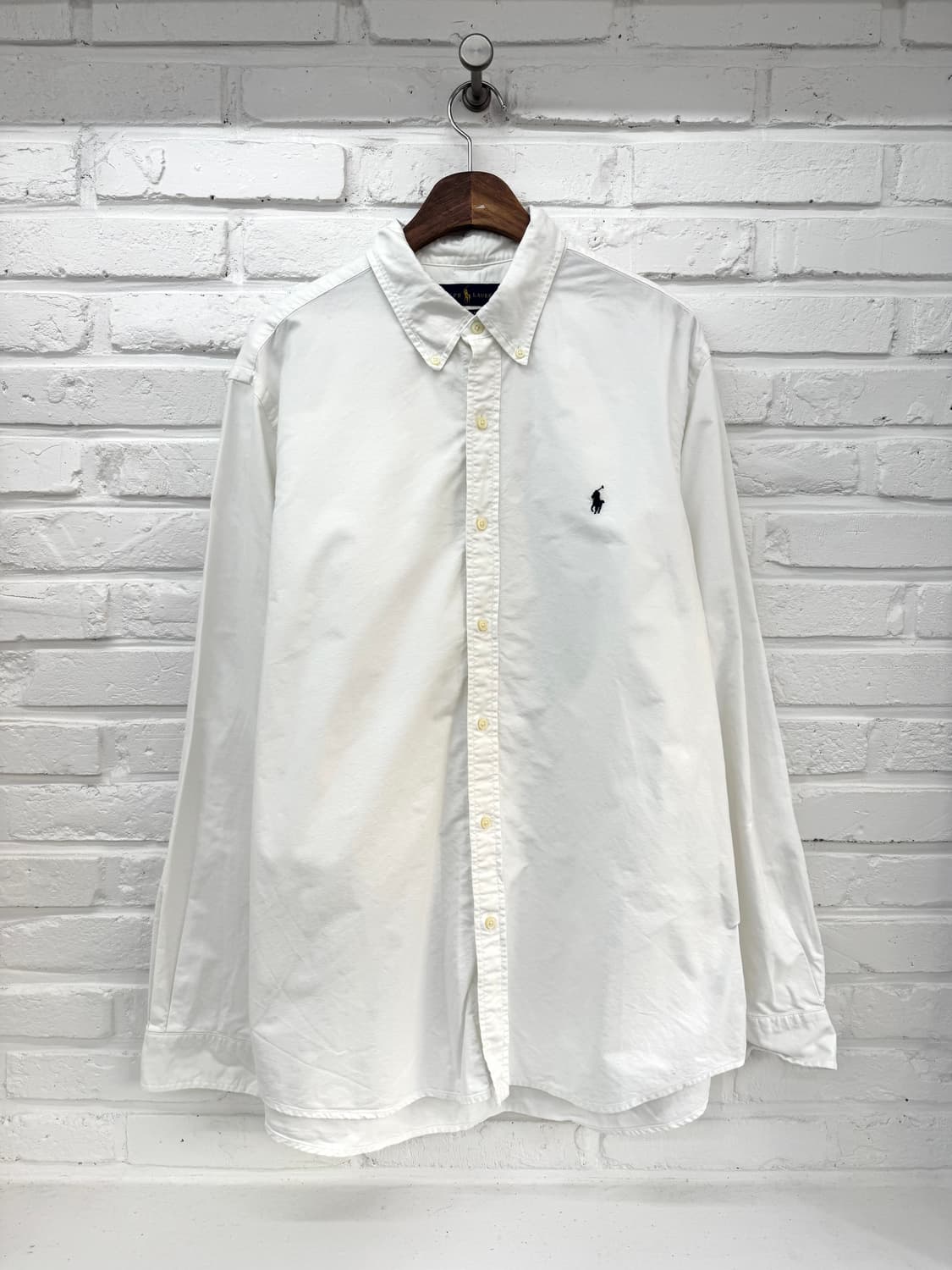 랄프로렌 클래식핏 화이트 셔츠 상품이미지3