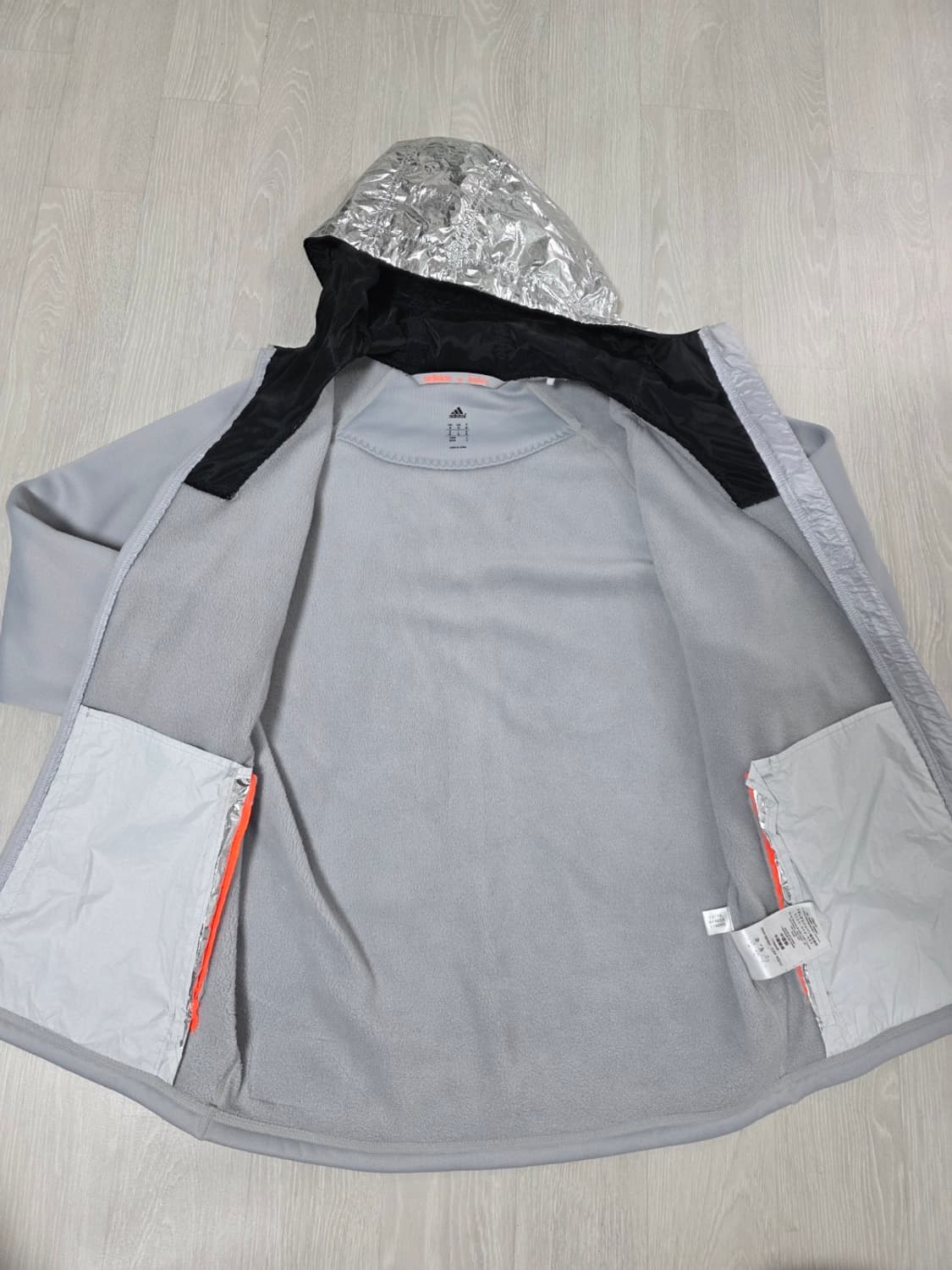 아디다스 컬러 후드 점퍼 M 상품이미지5