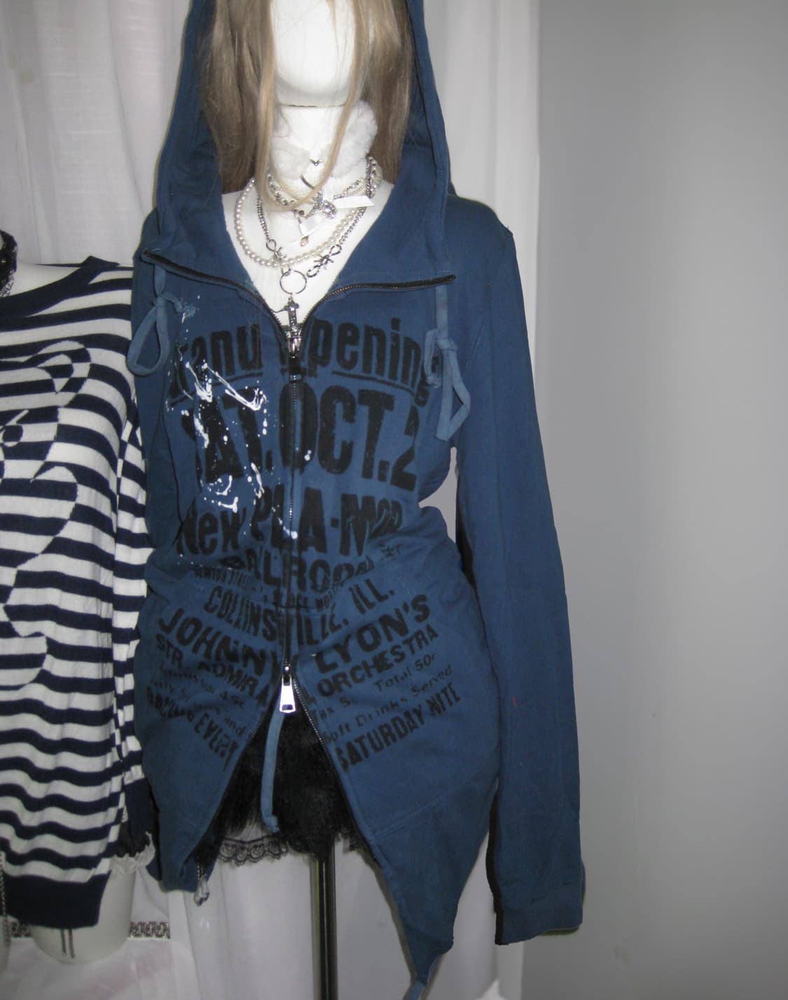 Punk 2-way zip-up 펑크 집업 상품이미지4