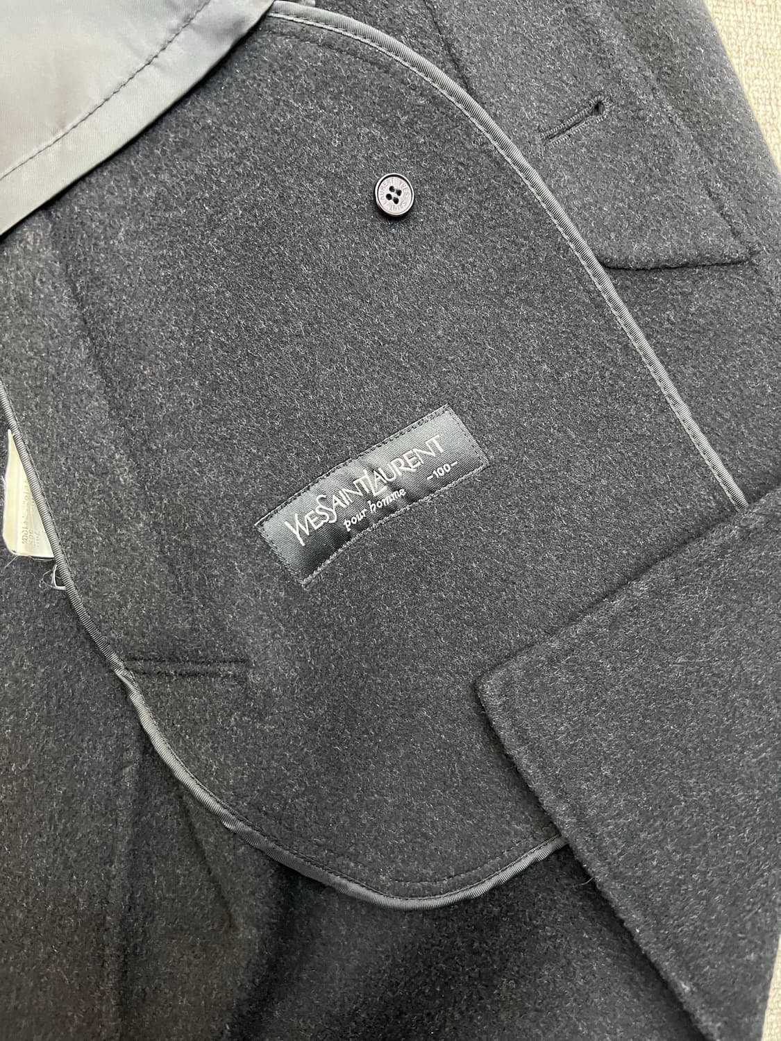 입생로랑 빈티지 하프코트 상품이미지4