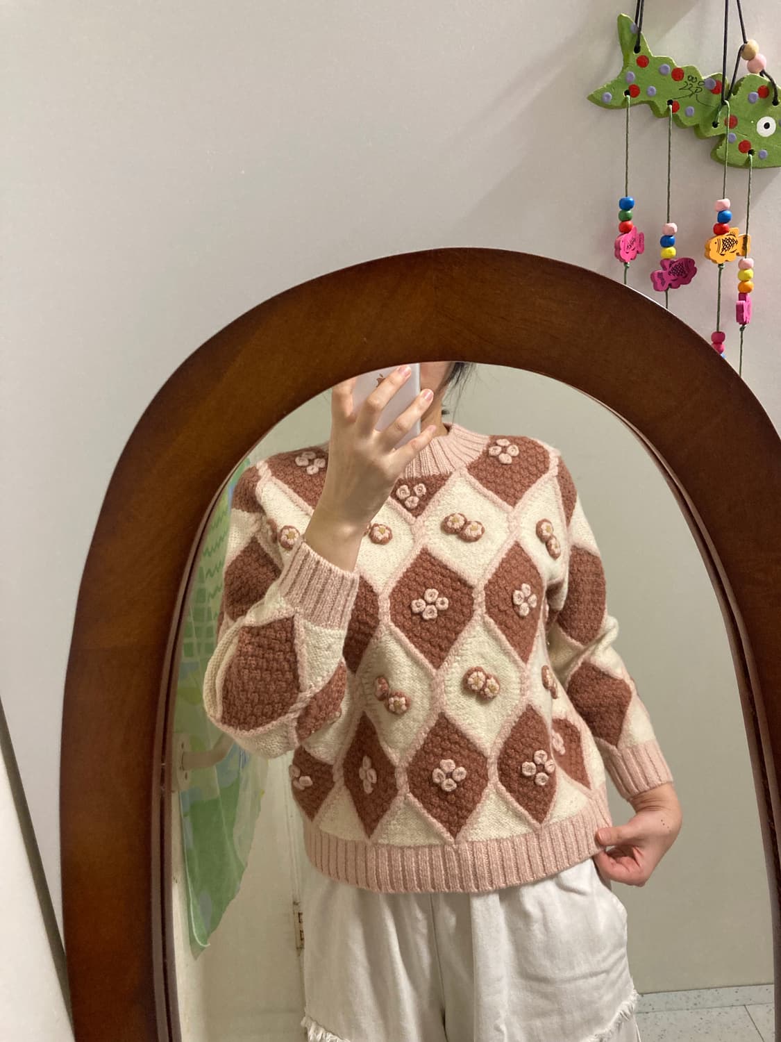 카라멜 딸기우유 니트 상품이미지2