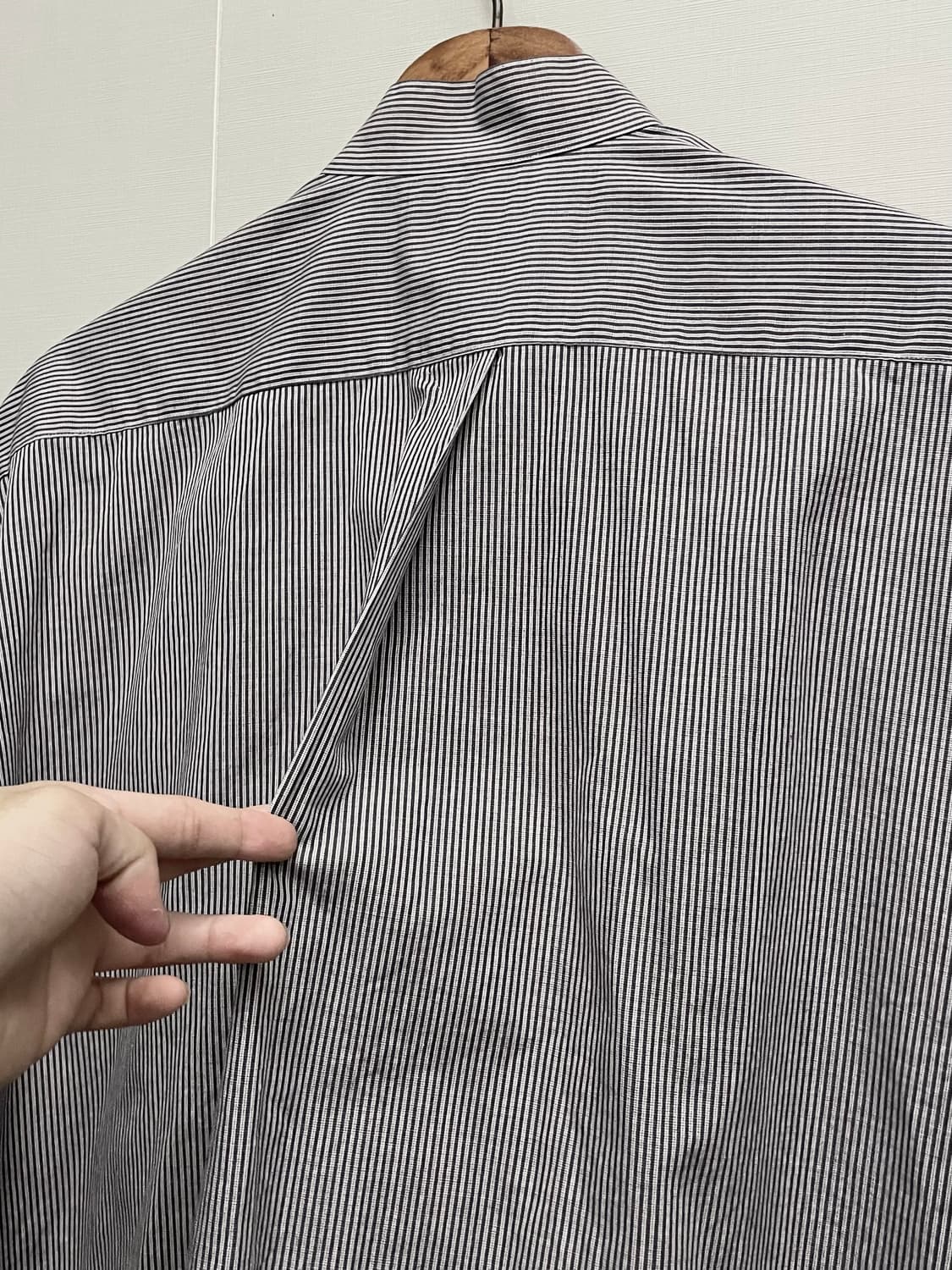 (L~XL)90s im 이세이미야케 포켓 차이나카라 반팔셔츠 상품이미지8