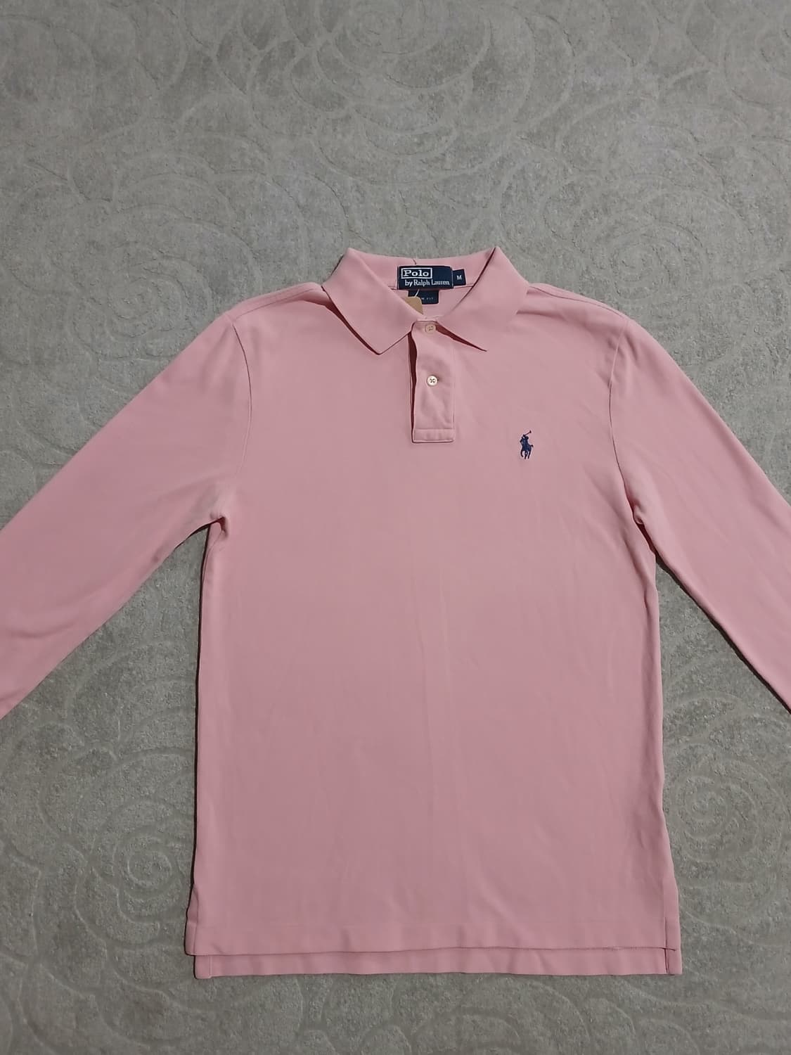 폴로 랄프로렌 핑크 긴팔 카라티 M 상품이미지1