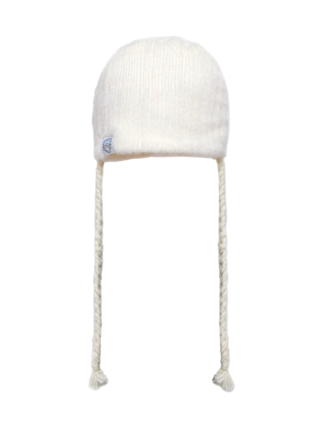 (택제거미착용) BRAIDED STRAP BEANIE IN CREAM 상품이미지6