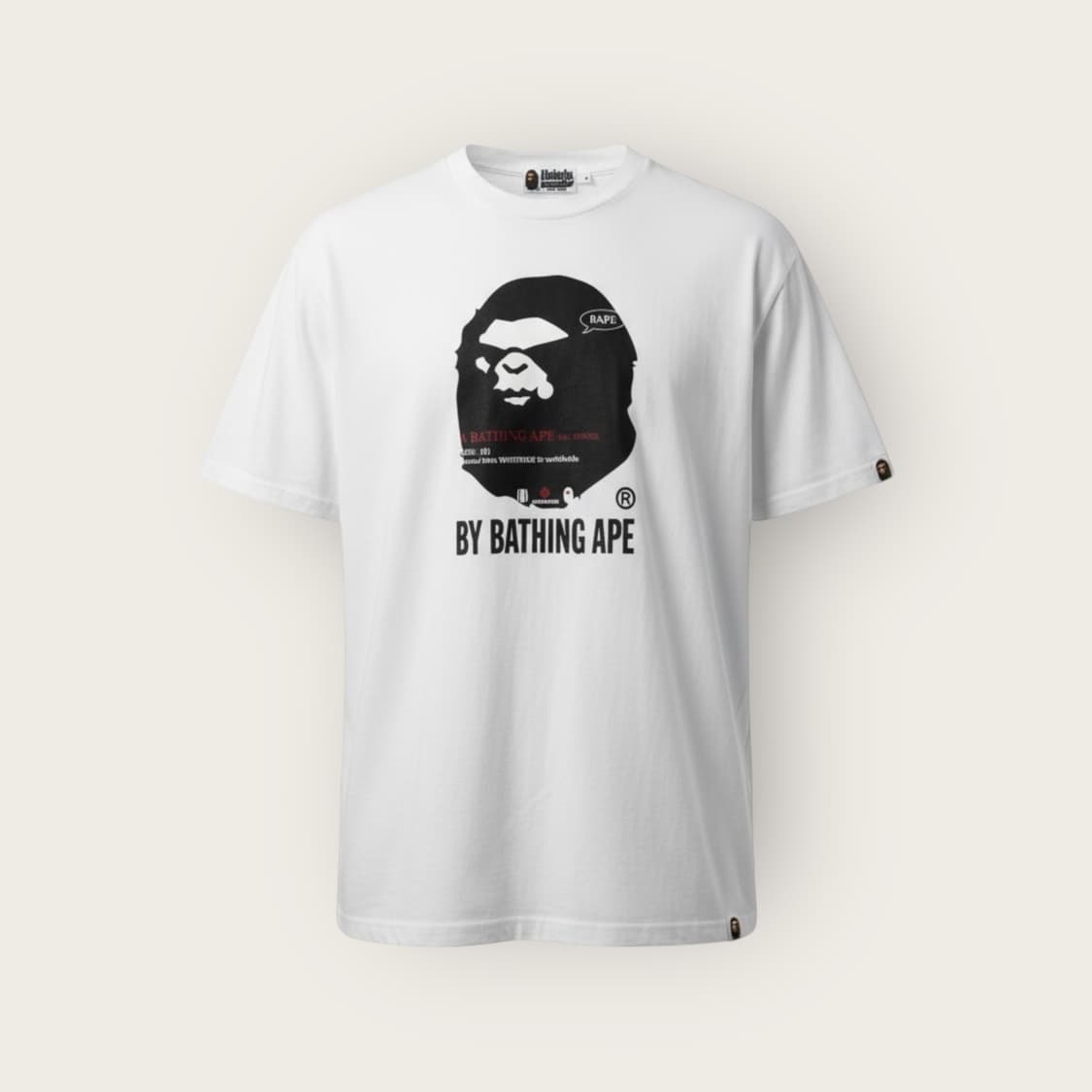 L/ 베이프 30주년 레터링 프린팅 반팔 상품이미지1