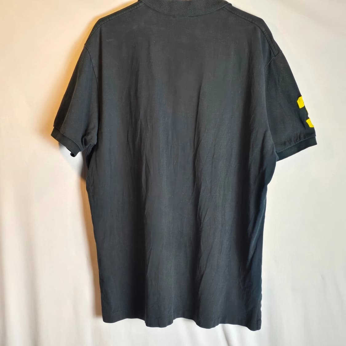 폴로 랄프로렌 빅포니 반팔 카라티 블랙 옐로우 상품이미지2