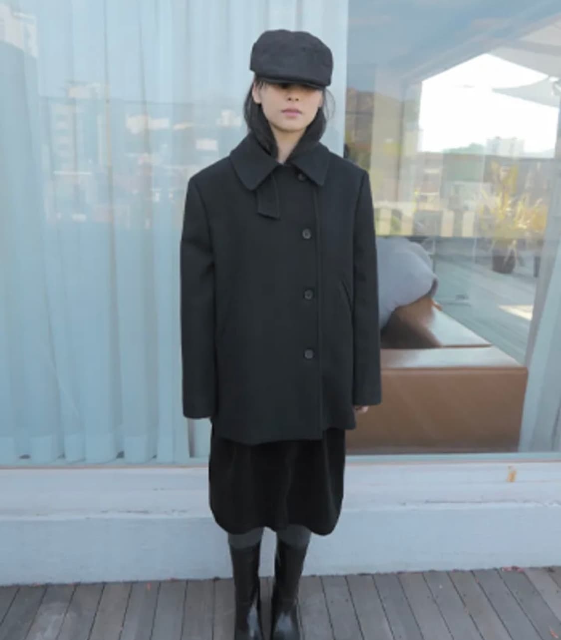 애프터먼데이 half single pea coat 상품이미지1
