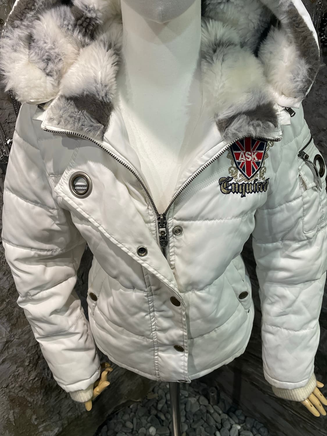 ASK White padding 상품이미지2