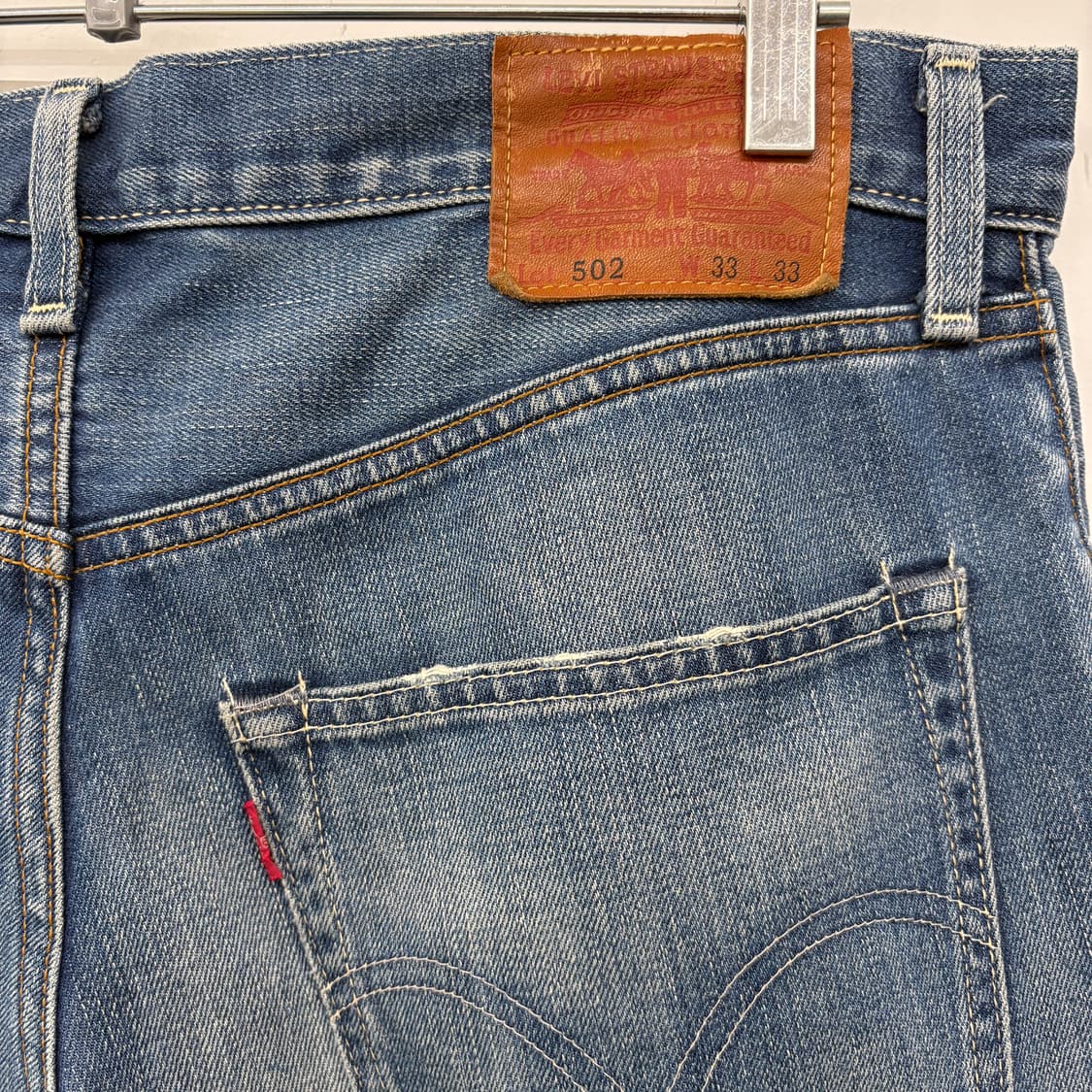 리바이스 502 빈티지 워싱 데님 청바지 33in 상품이미지5