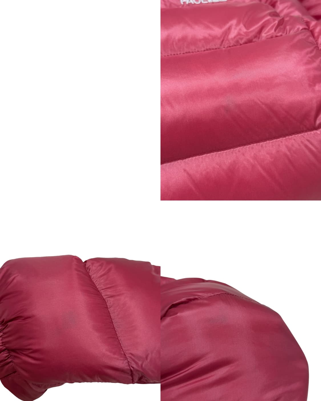 노스페이스 우먼 퍼텍스 700 유광 후드 패딩 버건디 레드 85 상품이미지7