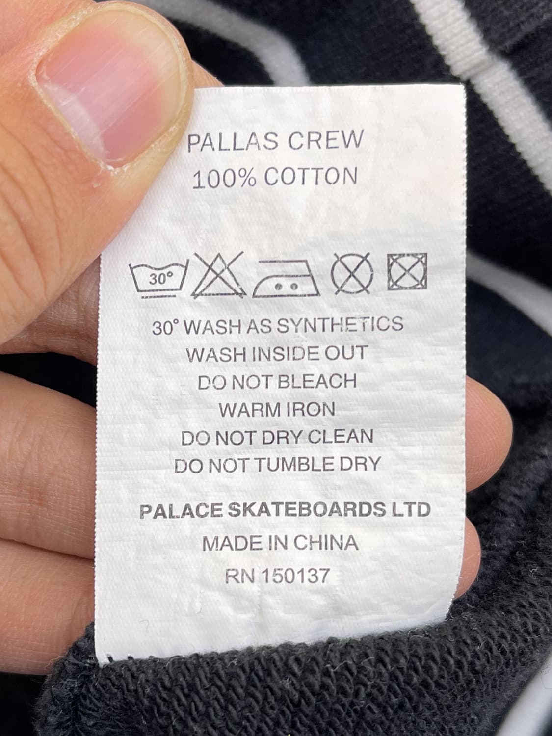 팔라스 19fw Pallas 크루 블랙 상품이미지10