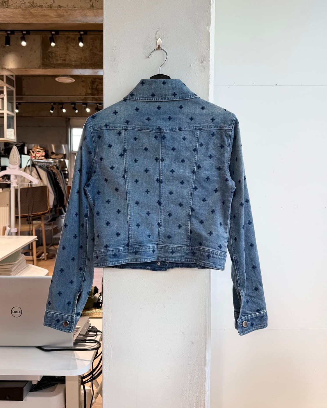스텔라 매카트니 데님 패턴 자수 자켓  상품이미지7