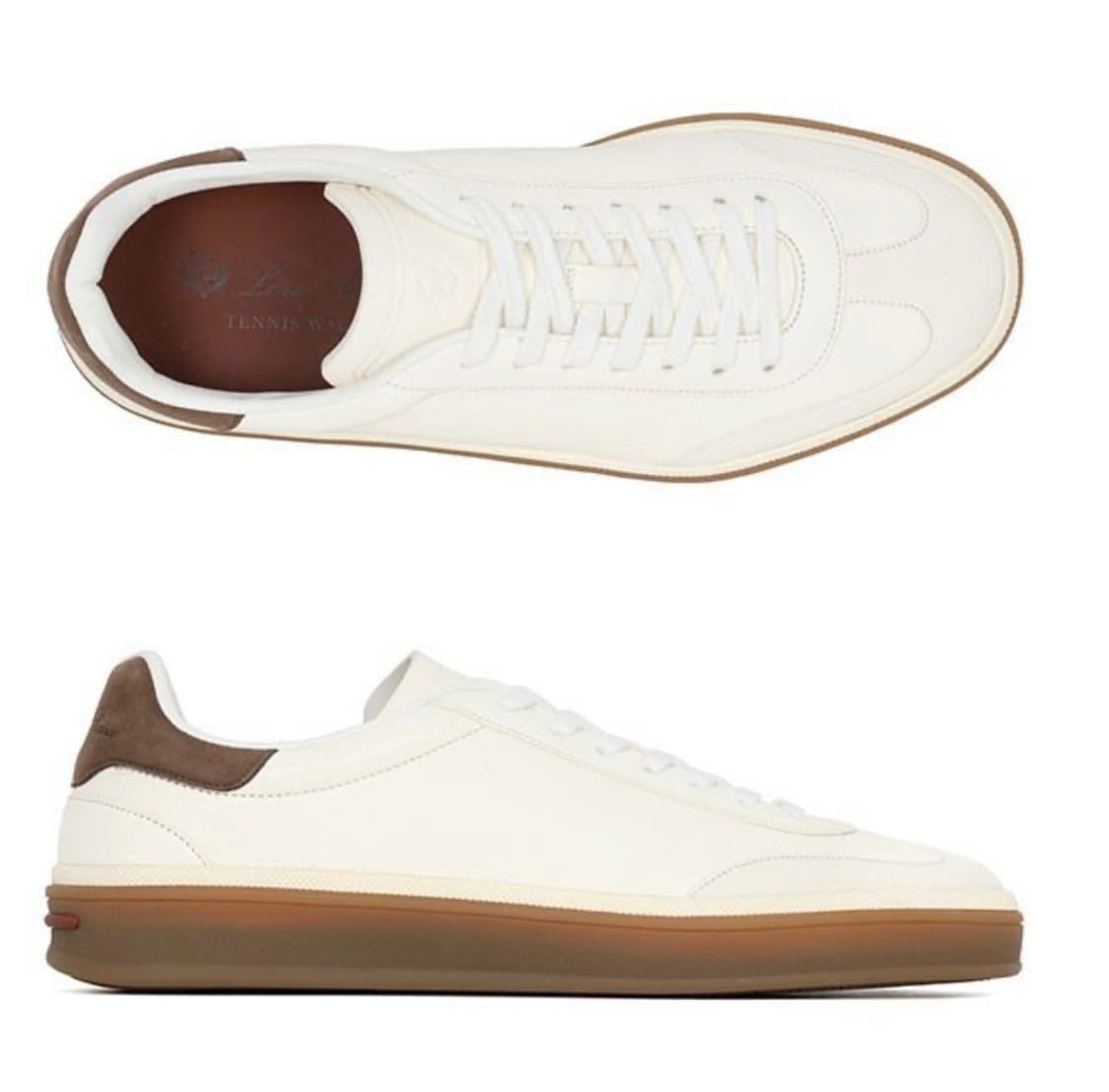 [41] 로로피아나 테니스 스니커즈 아이보리 상품이미지1
