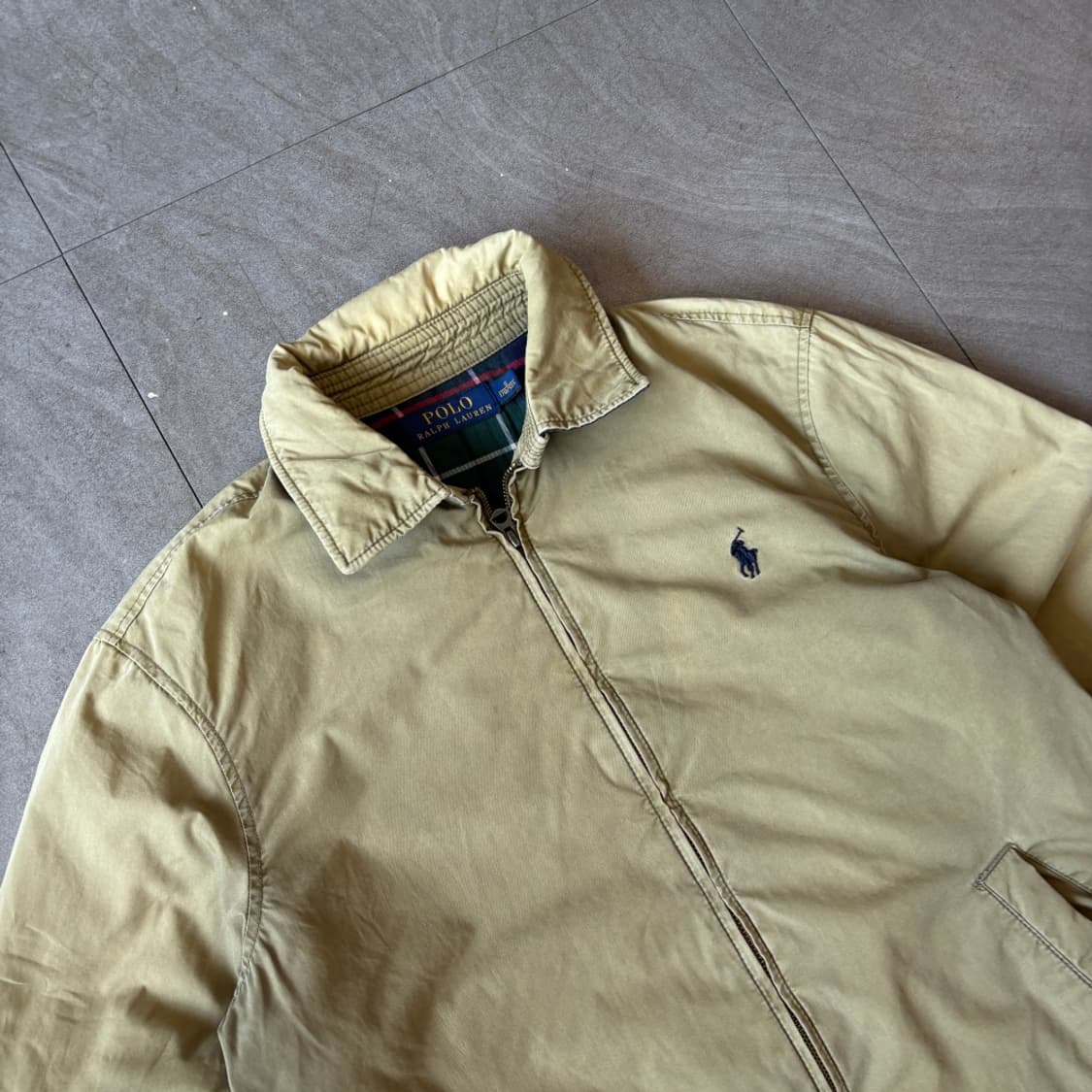 폴로 국내 정품 베이지 스윙톱 자켓 상품이미지2