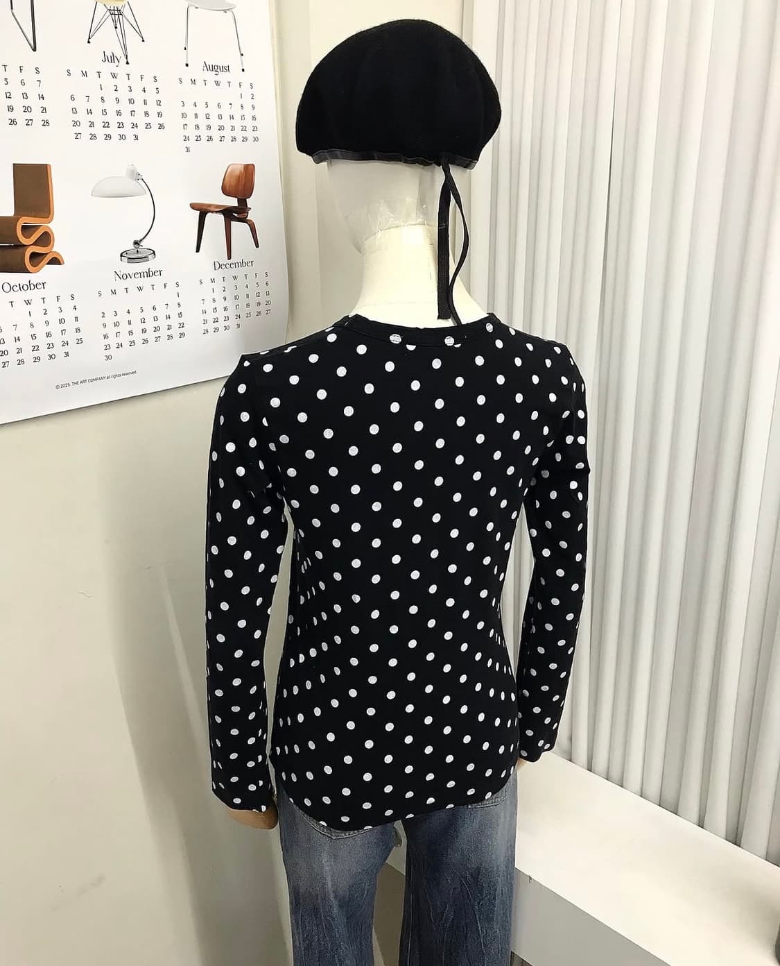 꼼데가르송 플레이 도트 긴팔티 상품이미지8