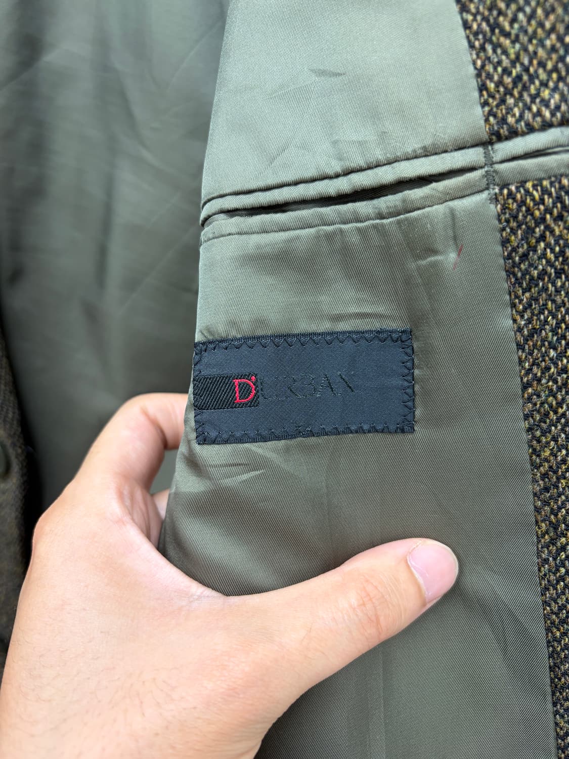 Durban 빈티지 울 트위드 블레이저 자켓 상품이미지3