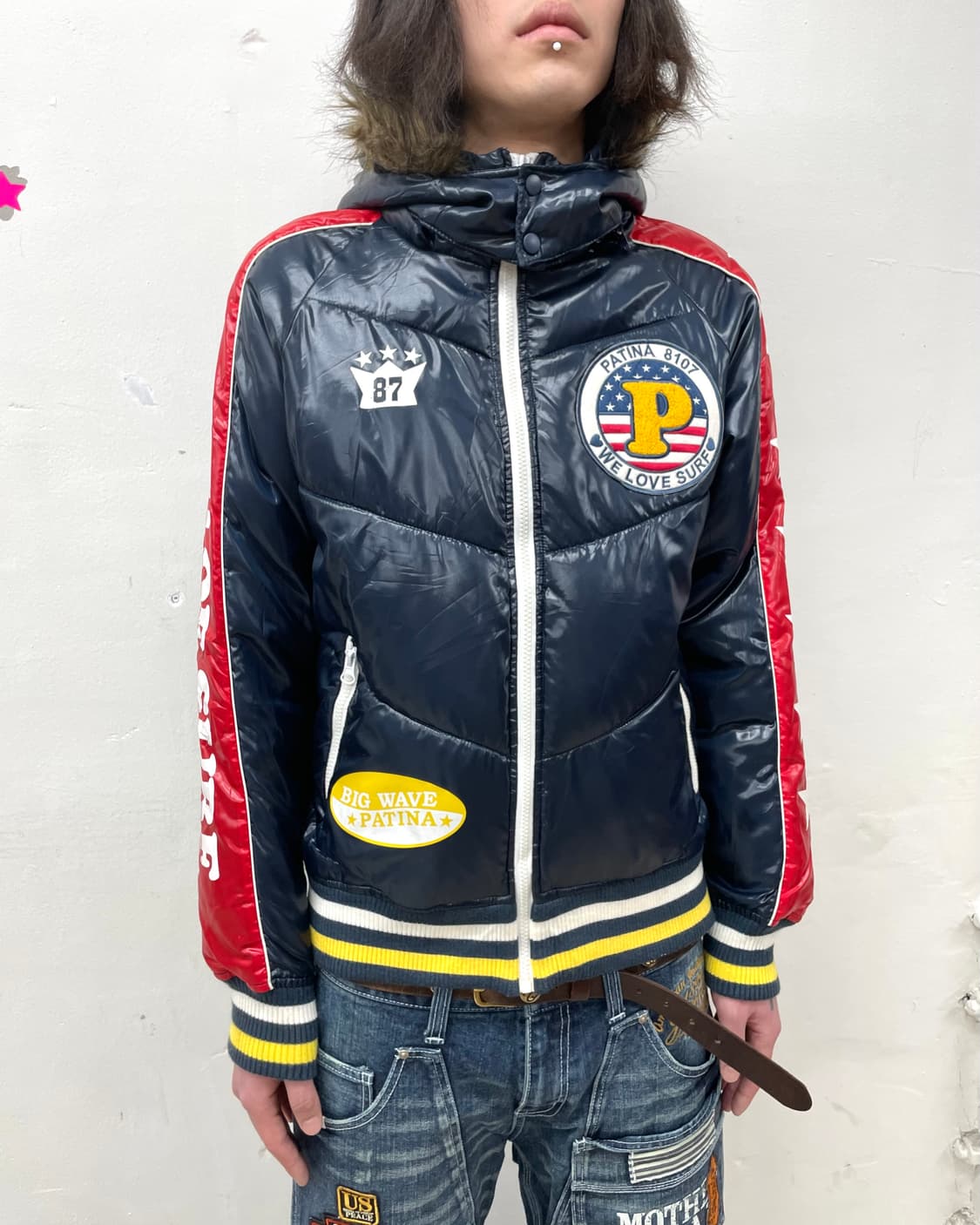 Retro Glossy Star Padding  상품이미지3