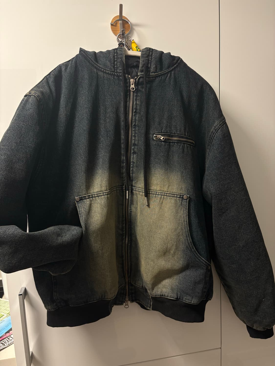 데님 패딩 자켓 상품이미지1