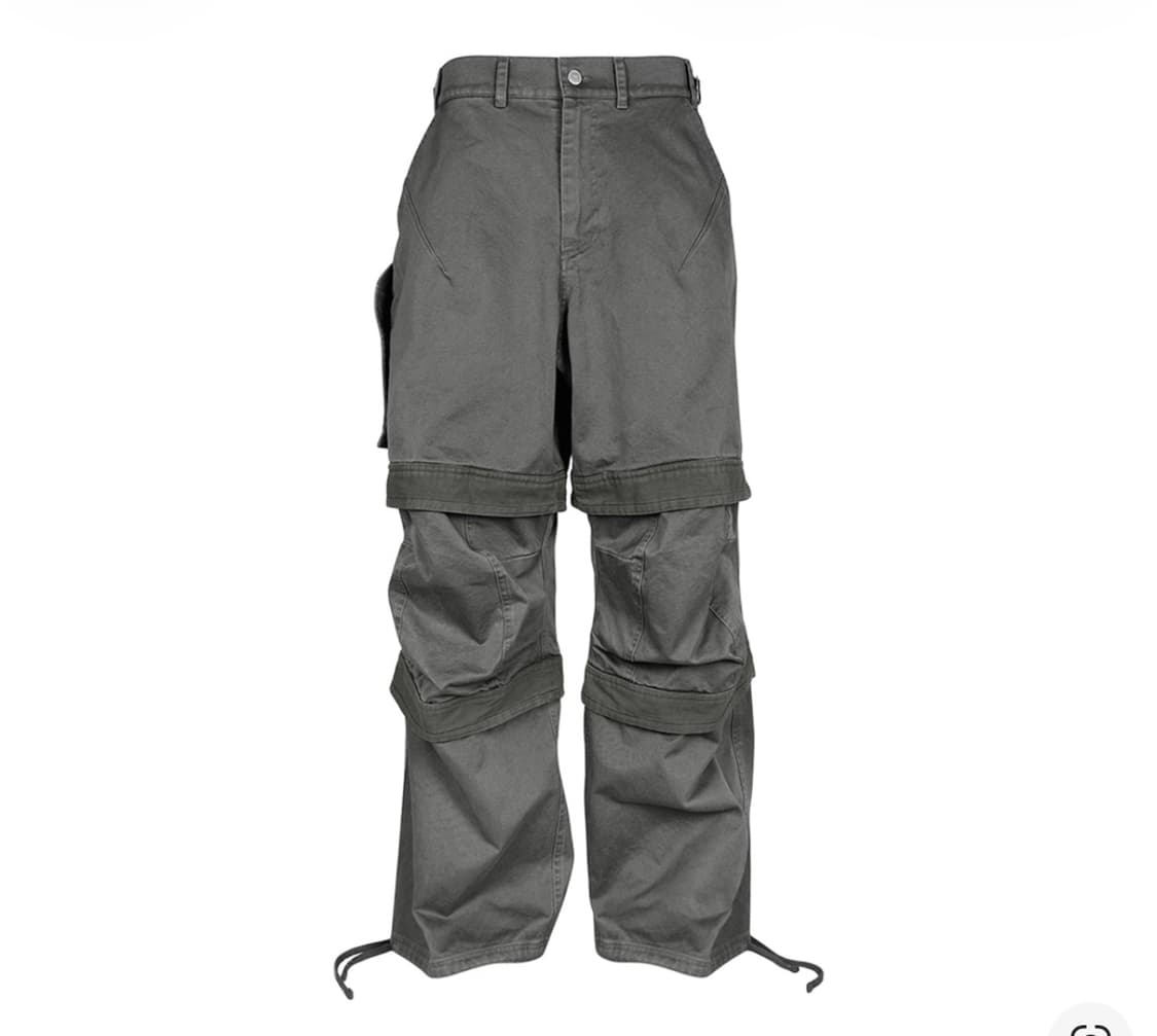 [구매] 파프롬왓  파 레이어드 워크 팬츠_차콜 2,3 사이즈 상품이미지1