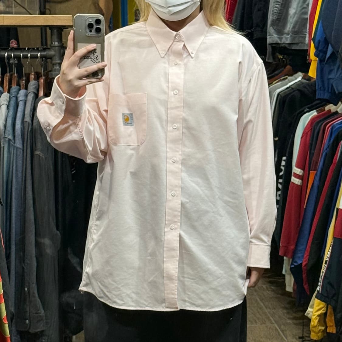 [HI] 칼하트 긴팔셔츠 핑크  상품이미지2