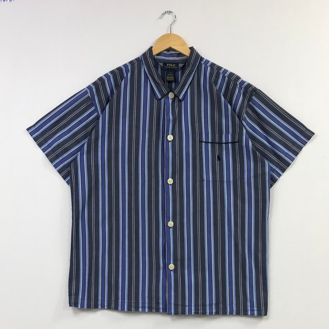 XL 폴로 슬립웨어 스트라이프 셔츠 상품이미지3
