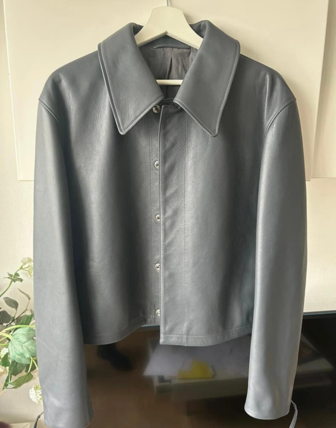 르메르/ 박시 크롭 레더 자켓 상품이미지2