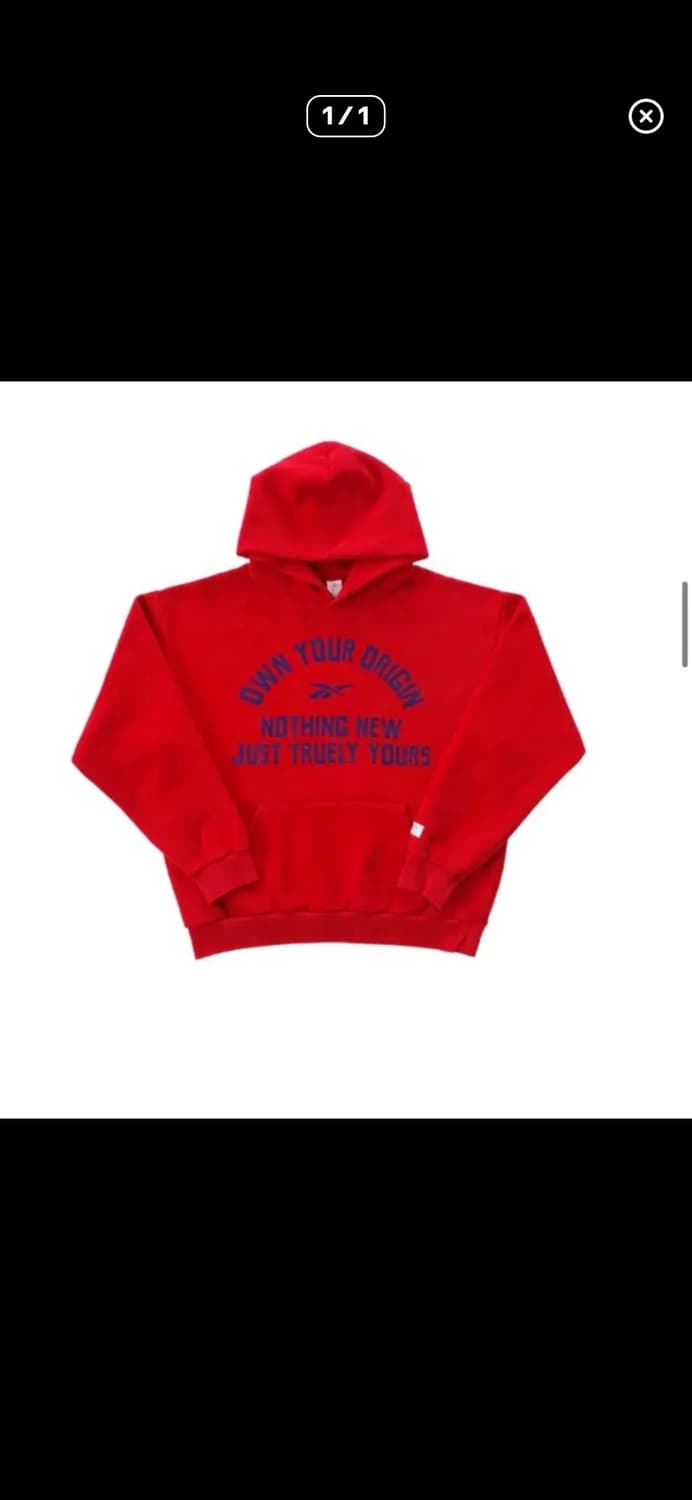 (교환)컬렉트피시스 리복 후드 xl>l  상품이미지1