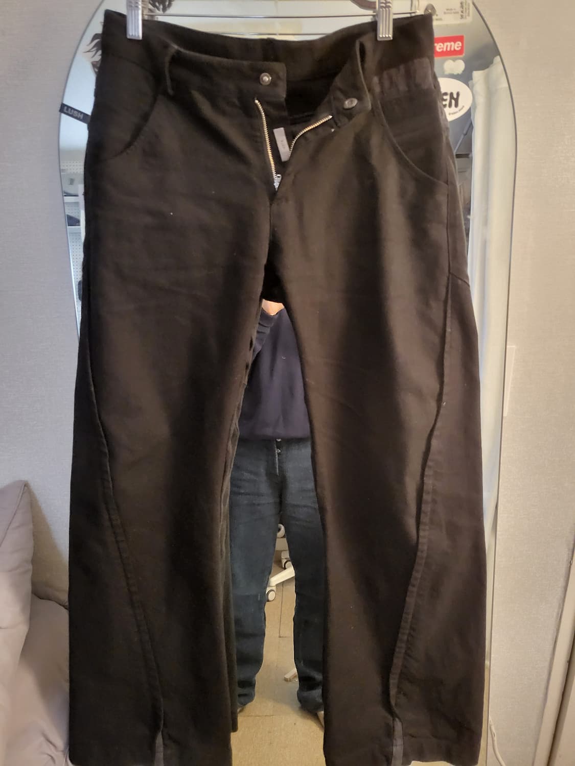 엑슬림 ep.6 woman trousers black L사이즈 상품이미지1