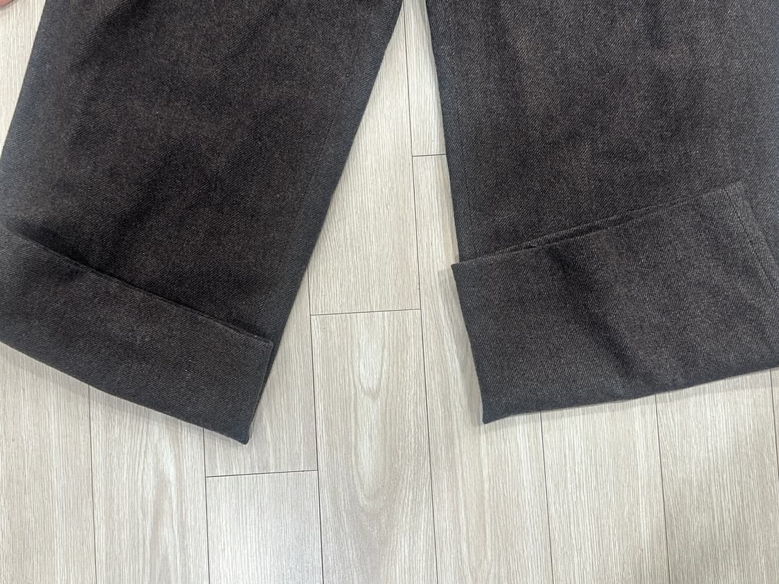 [M] 아모멘토 울 마틴 팬츠 브라운 상품이미지3