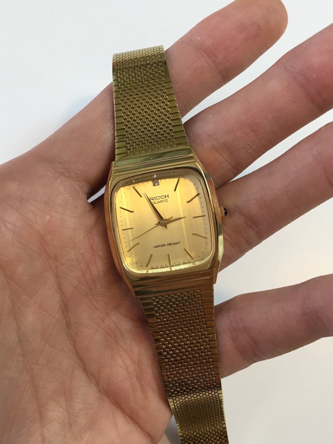 80s ricoh faceted quartz gold 상품이미지1