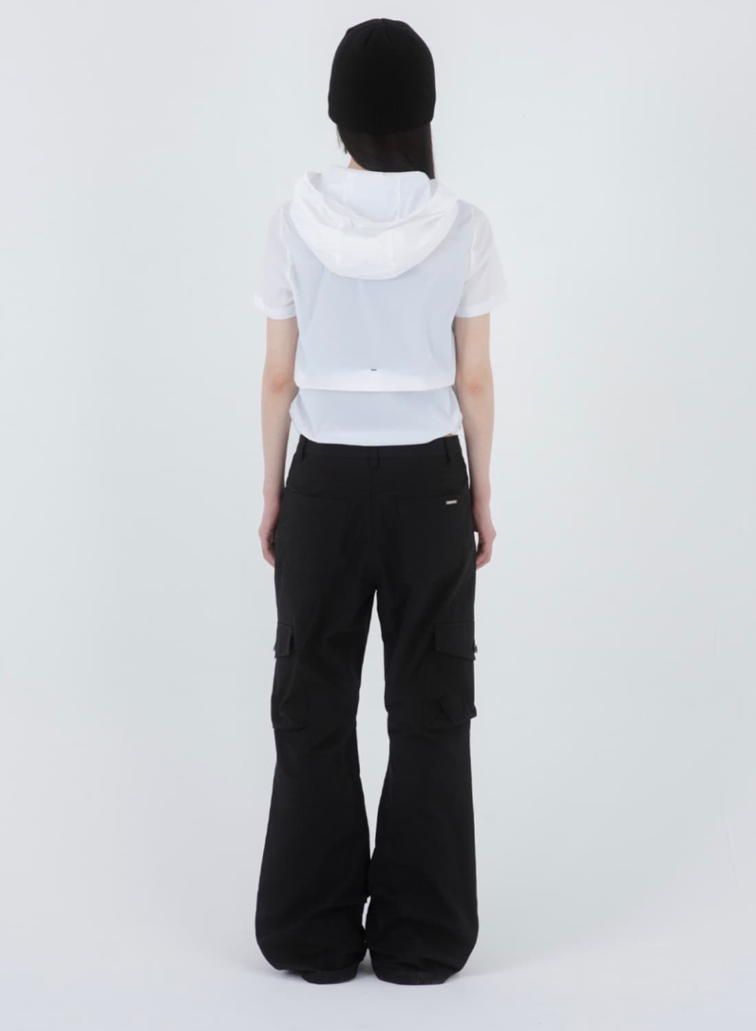 미세키서울 Pocket cargo bootscut pants BLACK 상품이미지2