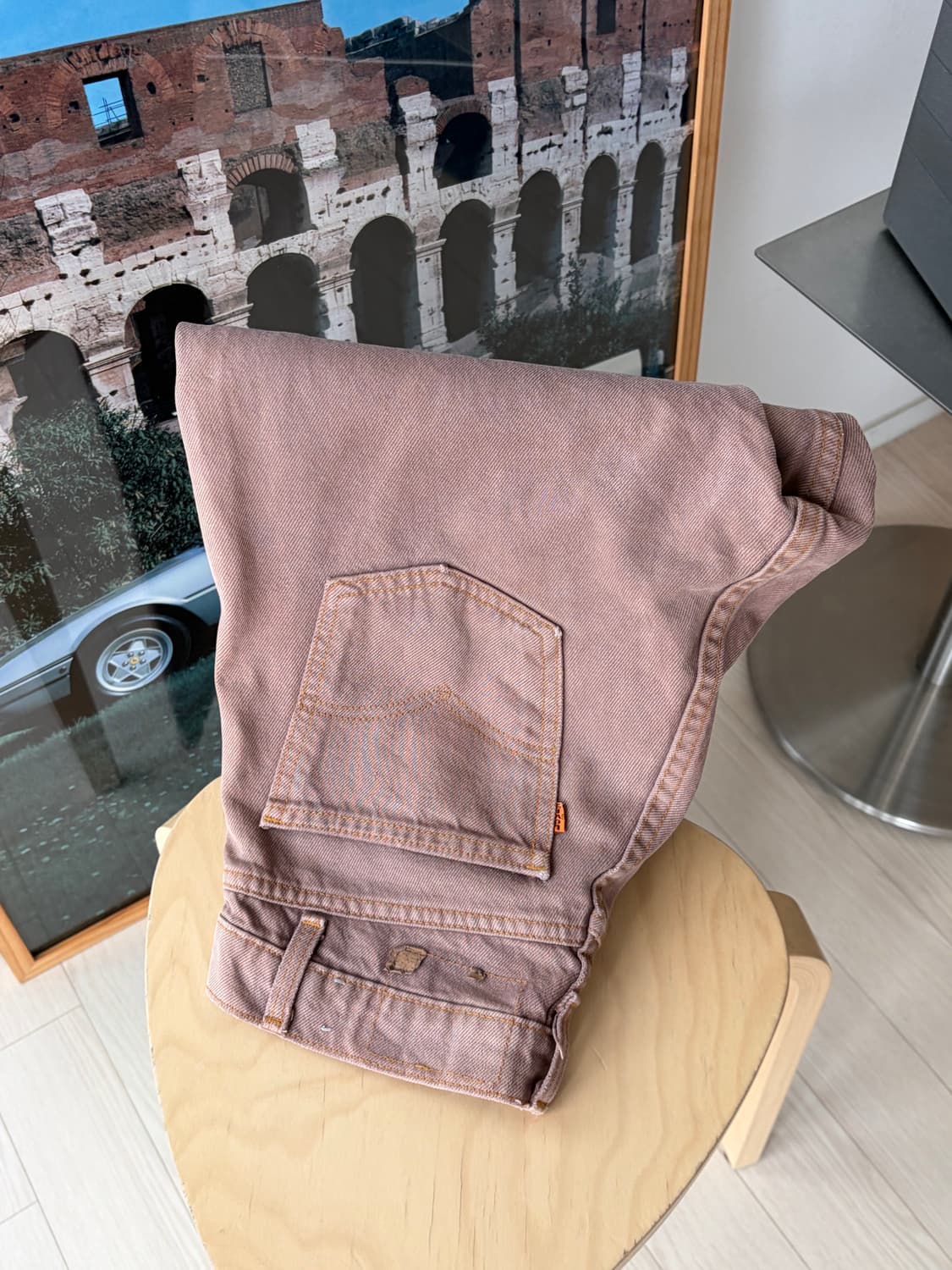 80s Levis 리바이스 오렌지탭 미제 505 브라운 데님 30 상품이미지2