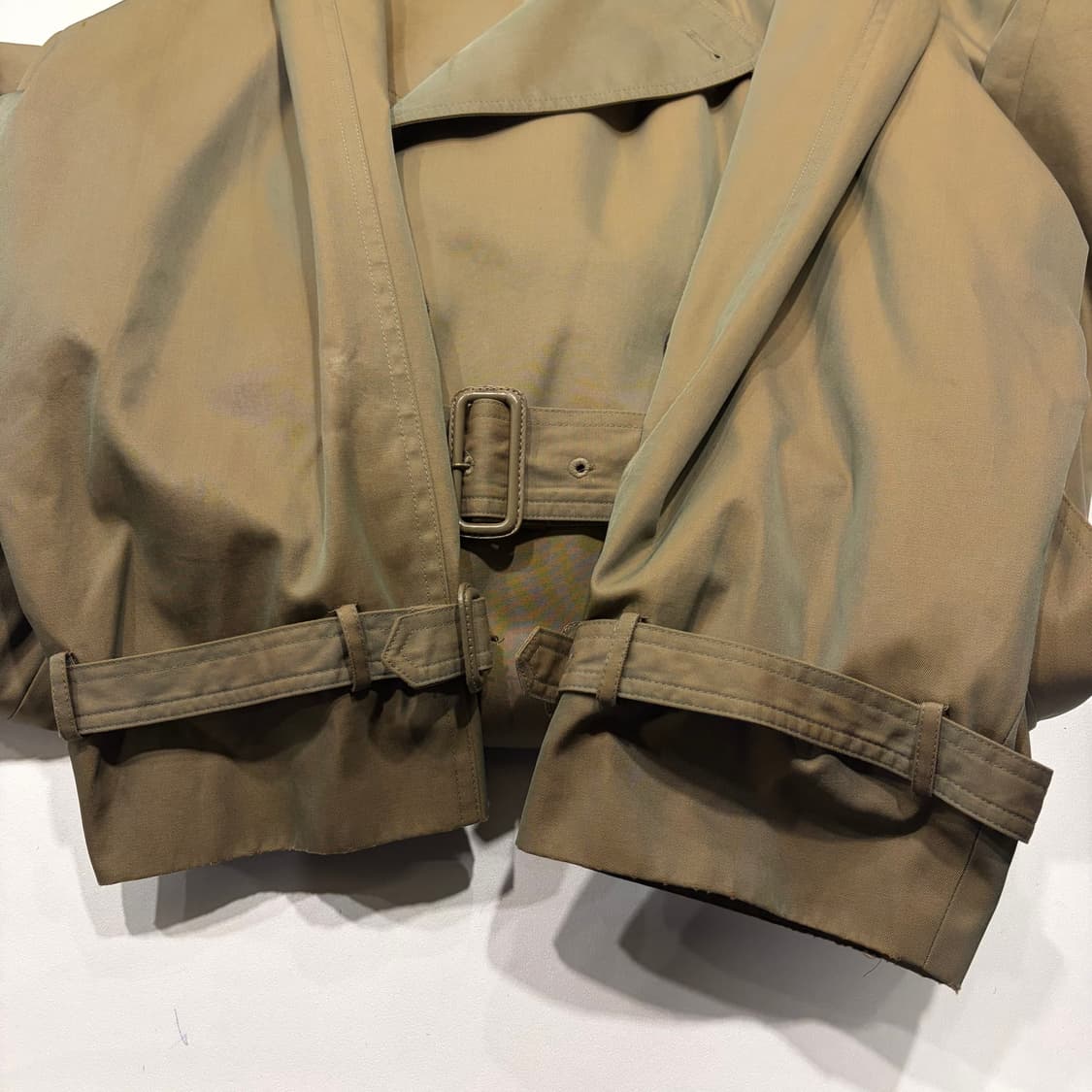 [100] 93s 입생로랑 뿌르 옴므 카키색 트렌치코트 C971 상품이미지6