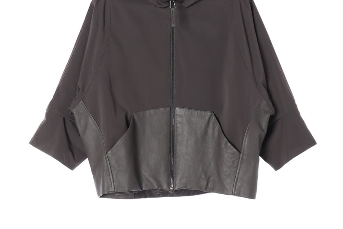 SOGO 양가죽 배색 여성 후드 자켓 상품이미지5