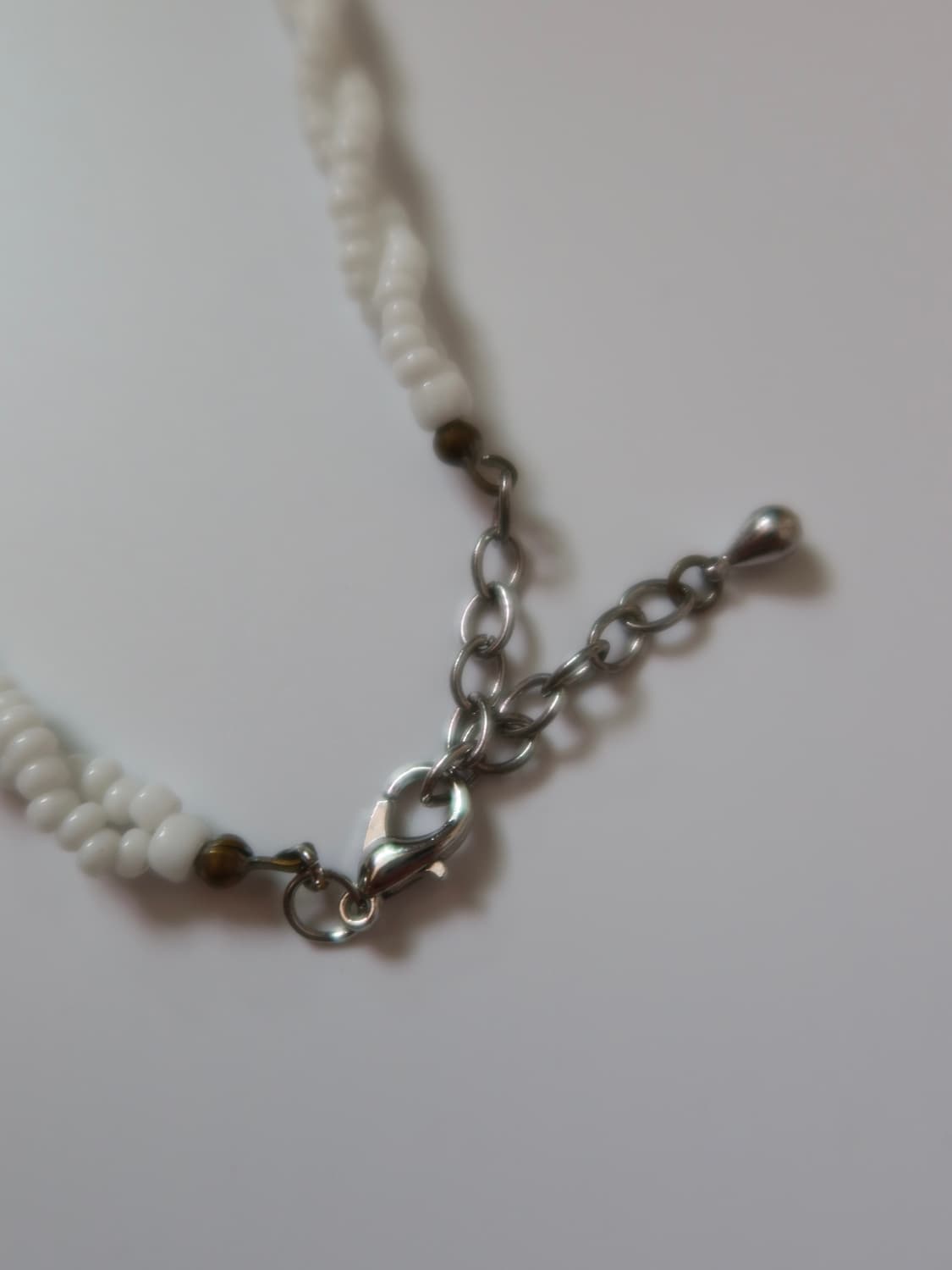 white beads necklace 상품이미지5