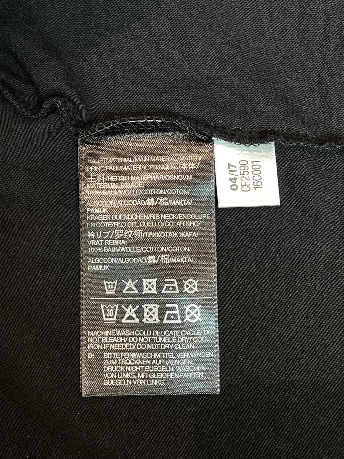 Y-3 adidas 프린팅 블랙 반팔티 상품이미지7