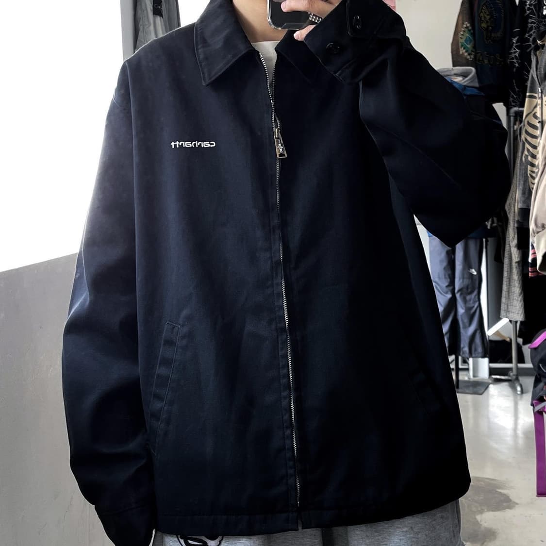 칼하트 J27 블랙 워크 자켓 상품이미지1