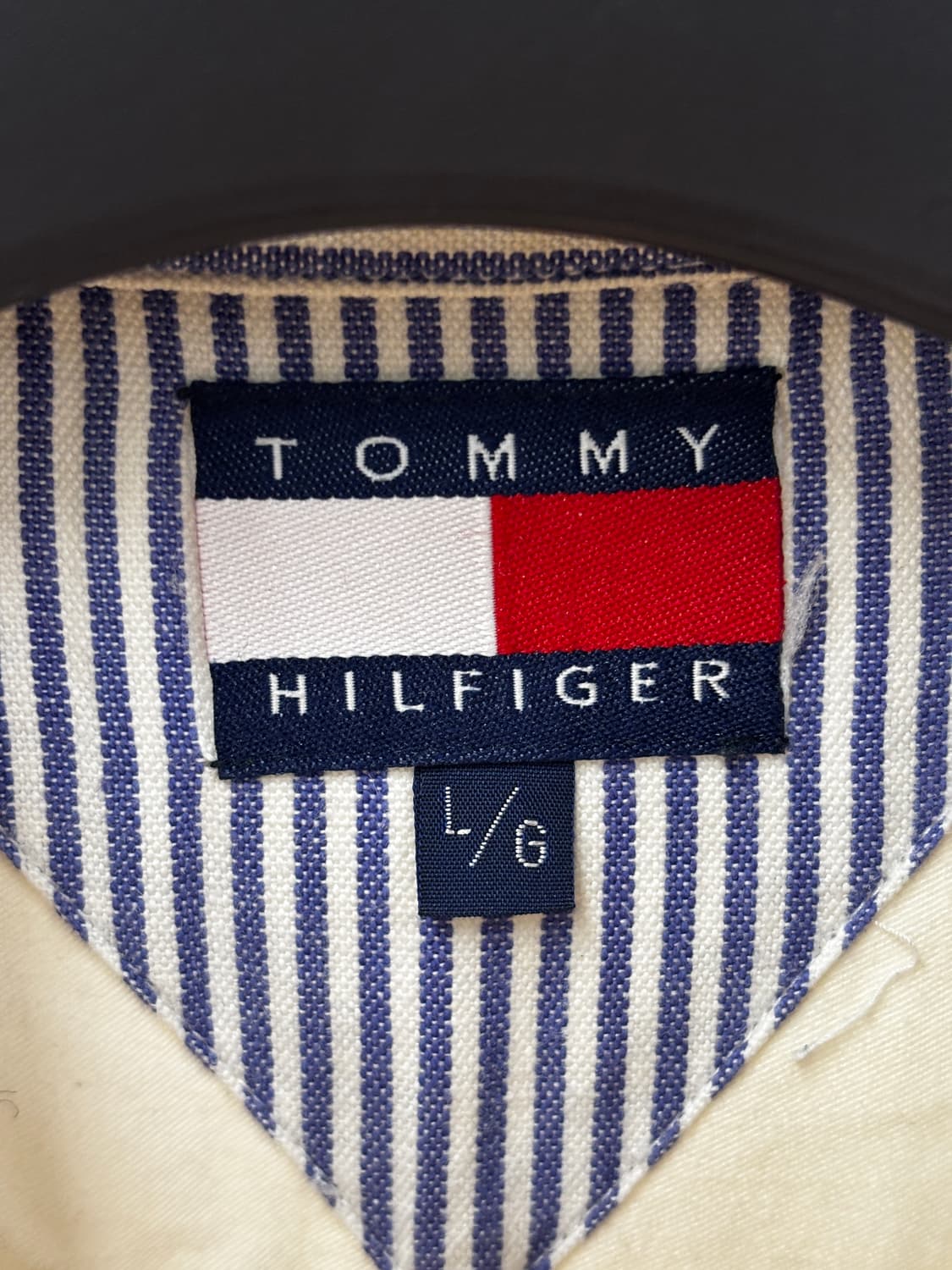 타미힐피거 아이보리 긴팔 셔츠 L 상품이미지4