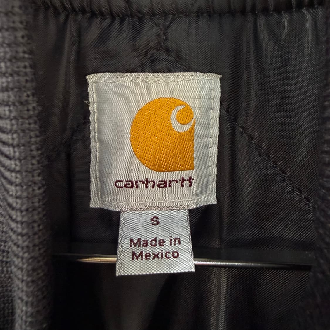 칼하트 Carhartt 오리지널 퀄트 라인드 덕 베스트 블랙 조끼 집업 상품이미지4