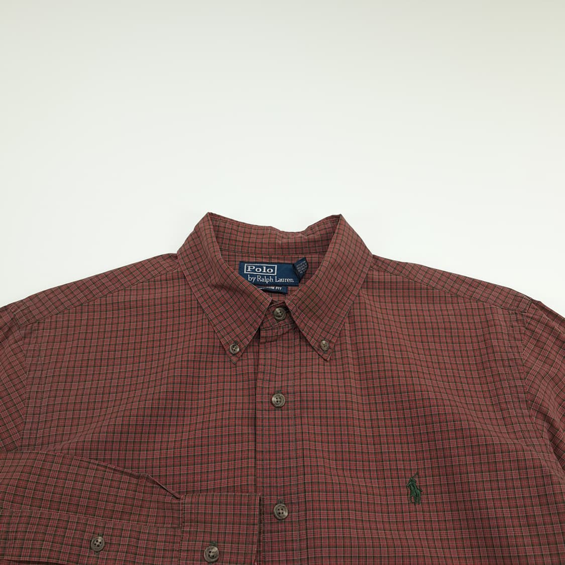 CN751 L 폴로 랄프로렌 크리스마스 미니 타탄체크 긴팔 셔츠 남방 상품이미지3