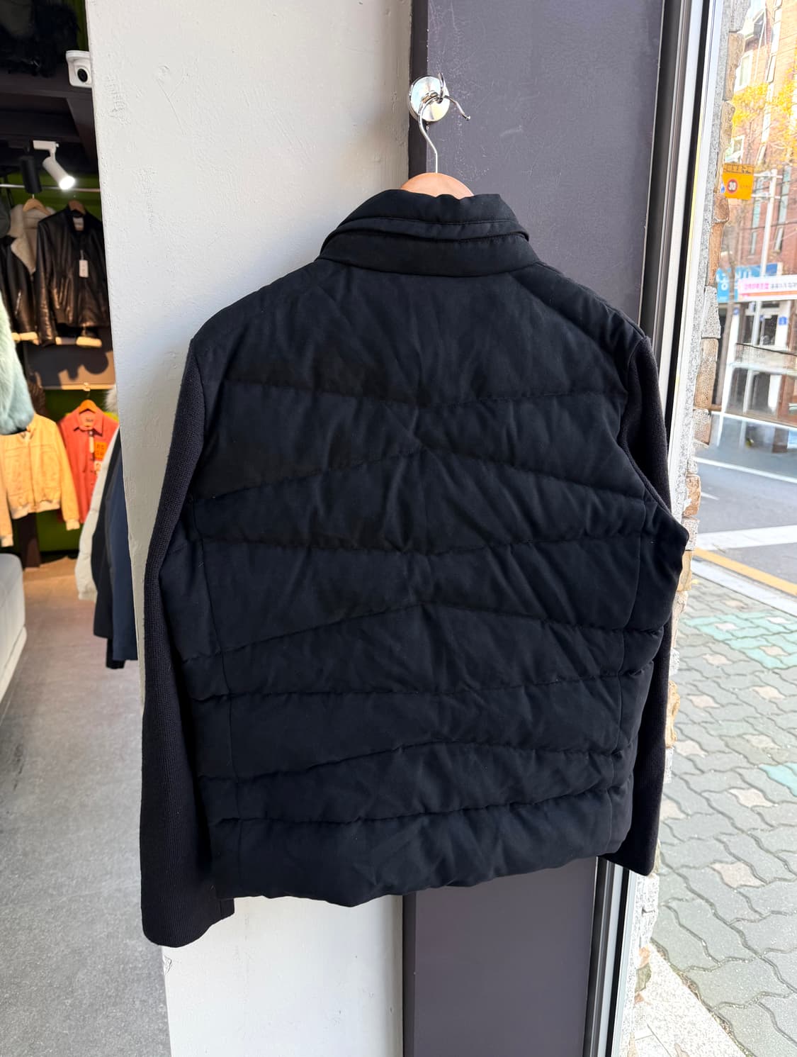 105/ 타임옴므 19FW 스웨이드 구스 니트패딩 상품이미지6