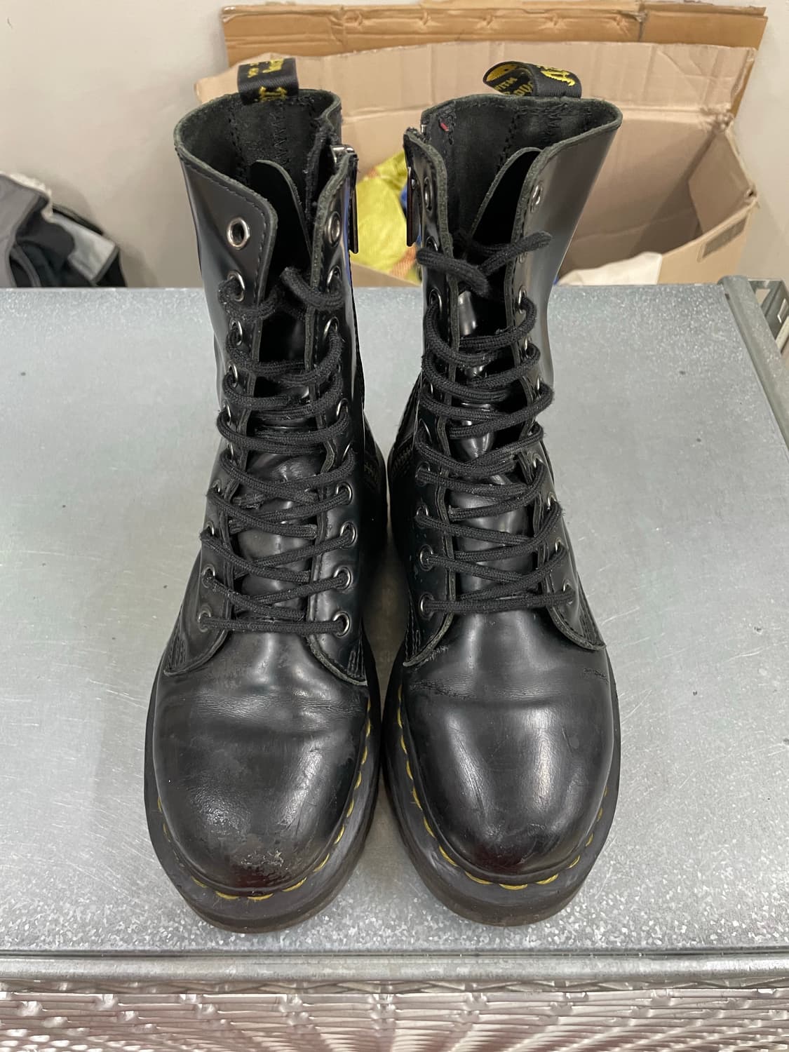 닥터마틴 제이든 하이 부츠 블랙 uk3 상품이미지5