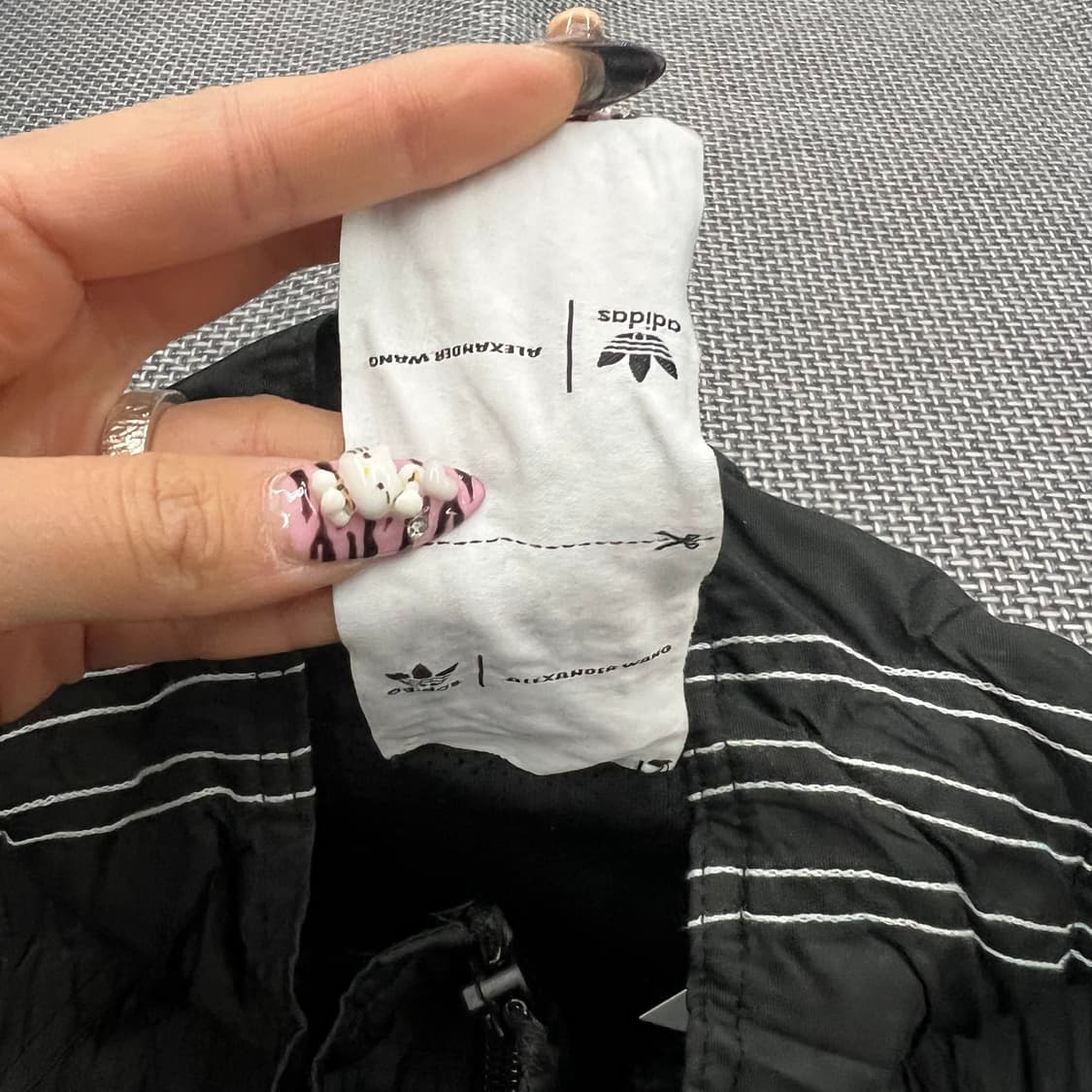아디다스 알렉산더왕 쭈글이 반집업 트랙탑 상품이미지3
