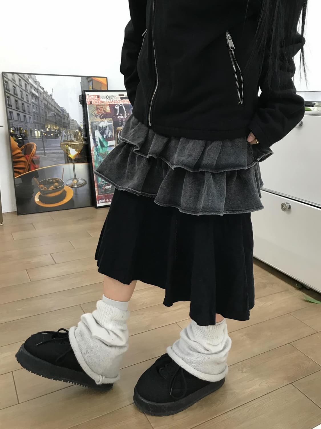 Vanson Skull Embroidery Cotton Rider JK 상품이미지7