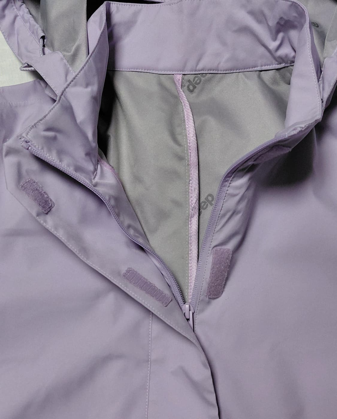 [Jeep/XL] 지프 여성 3레이어 기능성 롱 바람막이 자켓 (퍼플) 상품이미지4