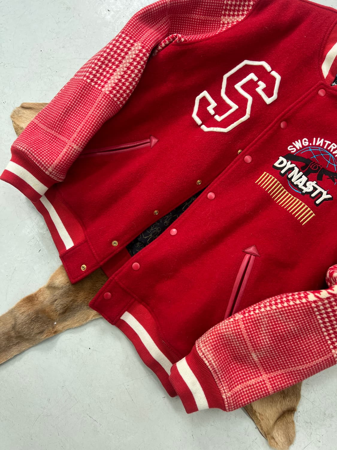 AW07 스와거 다이네스티 바시티 자켓  상품이미지5