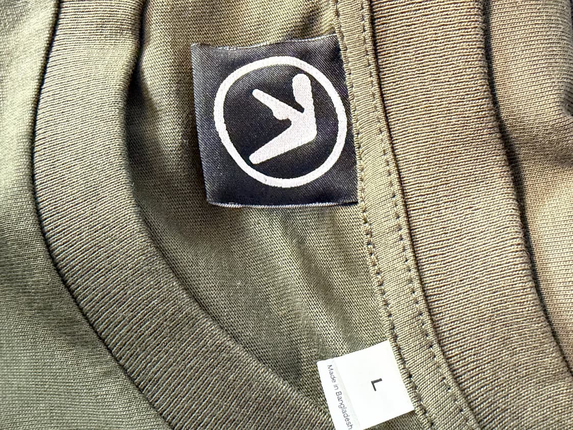 aphex twin logo Khaki 공식 머천 티셔츠 카키 L 상품이미지4