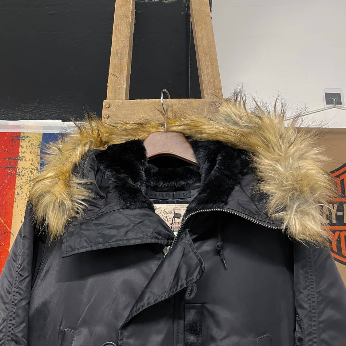 알파 인더스트리 N3B 퍼 후드 야상 자켓 밀리터리 오리지널 상품이미지3