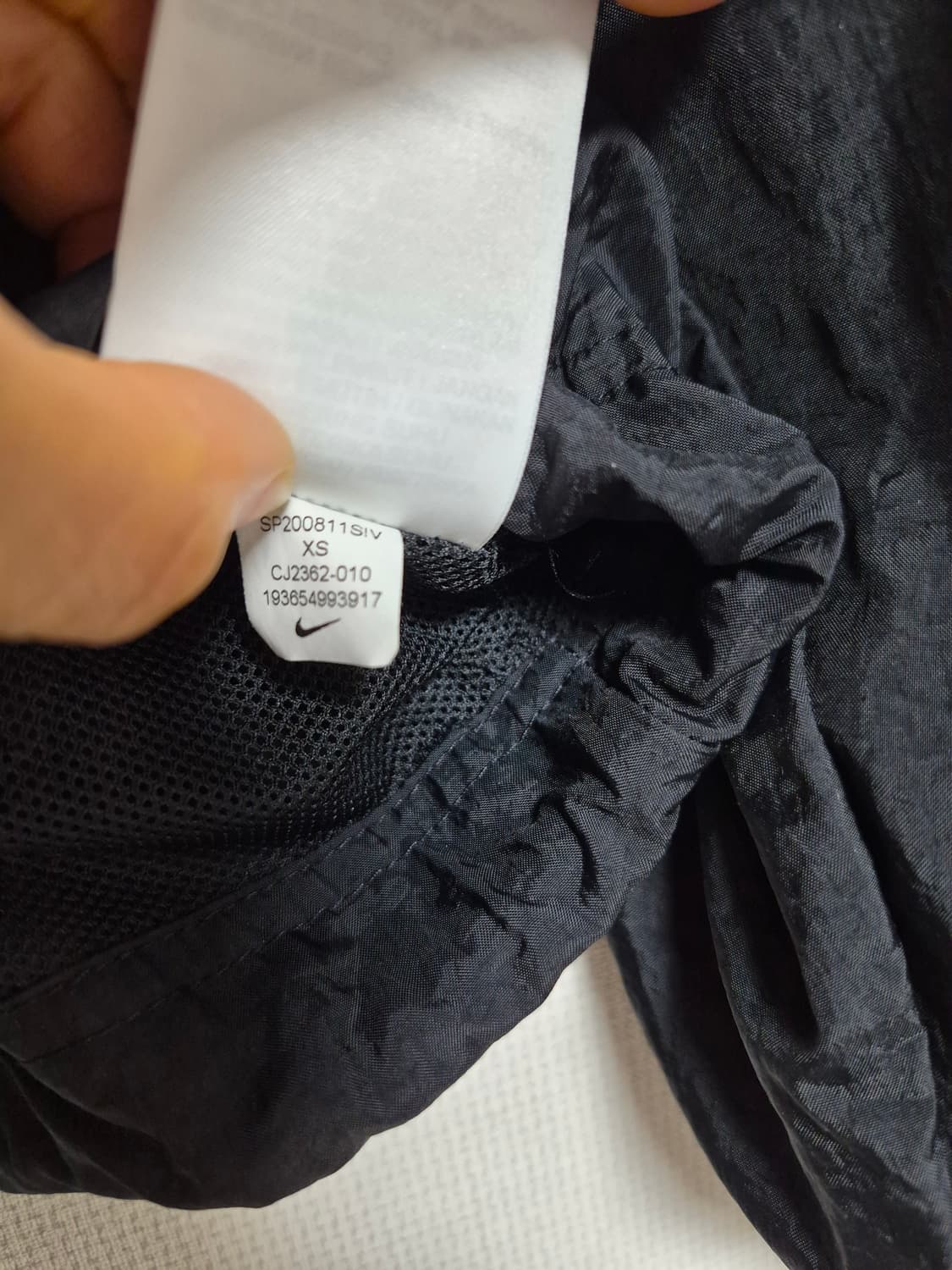 나이키 아노락 바람막이 xs 55~슬림66 상품이미지5