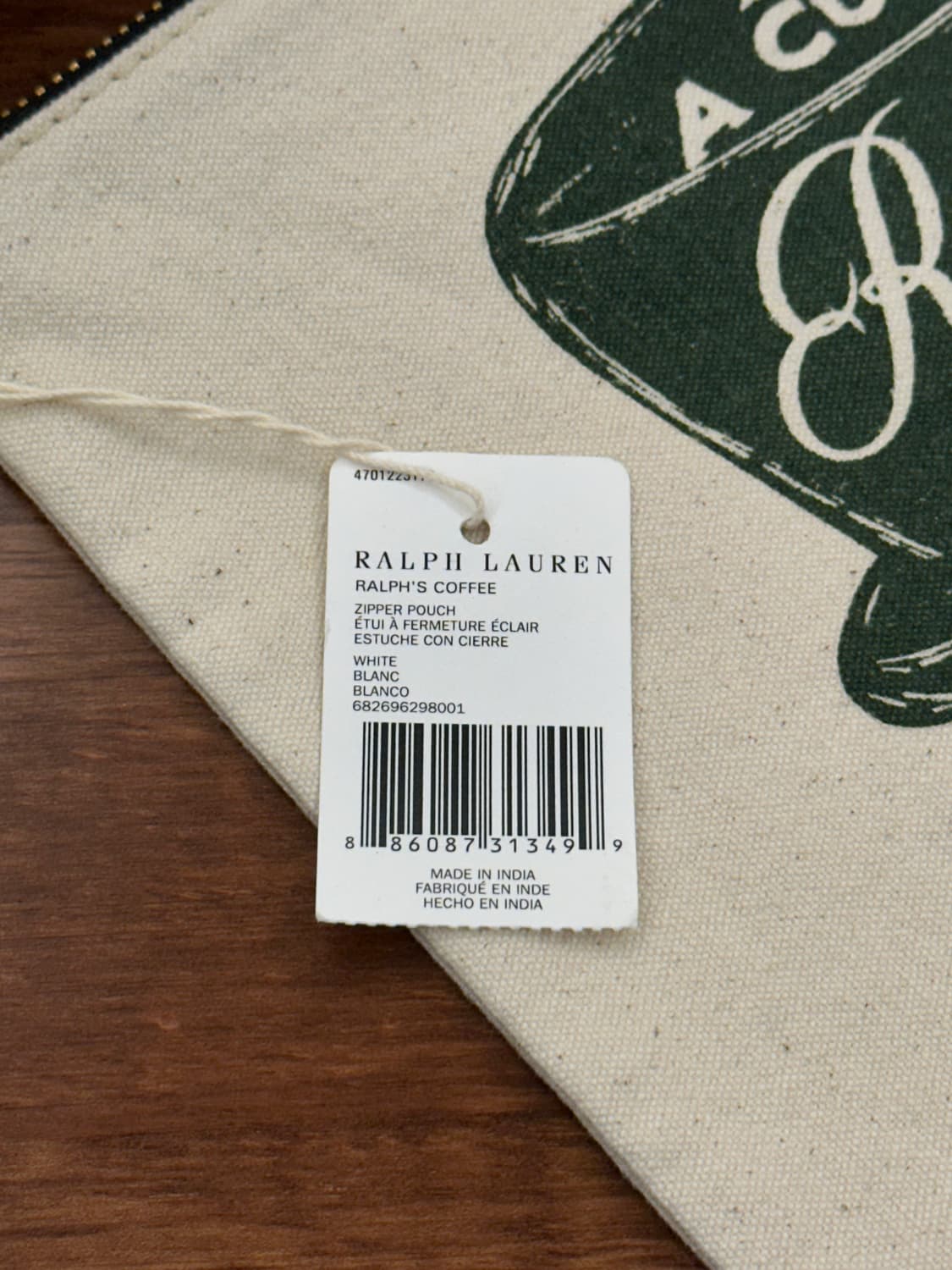 [새제품] 폴로 랄프로렌 랄프스 커피 굿즈 필통, 파우치 세트 상품이미지5